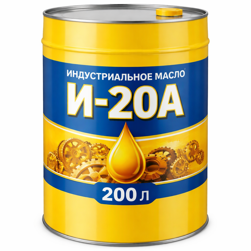 Масло индустриальное И-20А, 200л