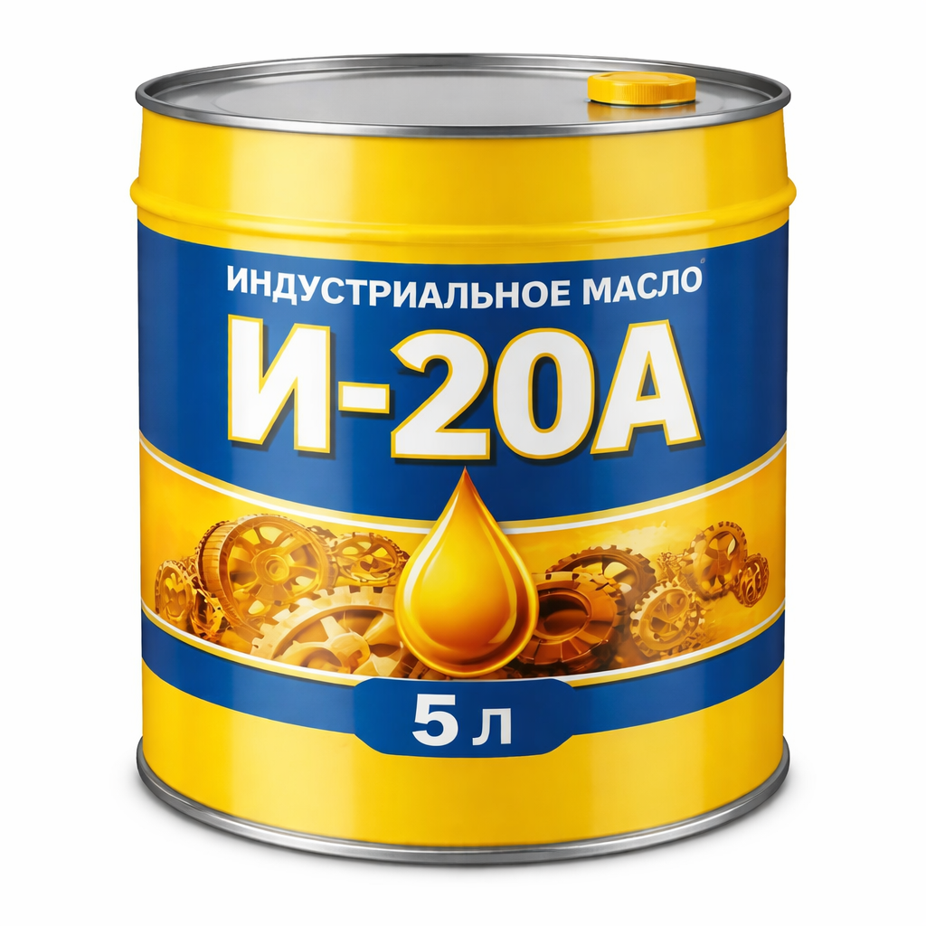 Масло индустриальное И-20А 5л